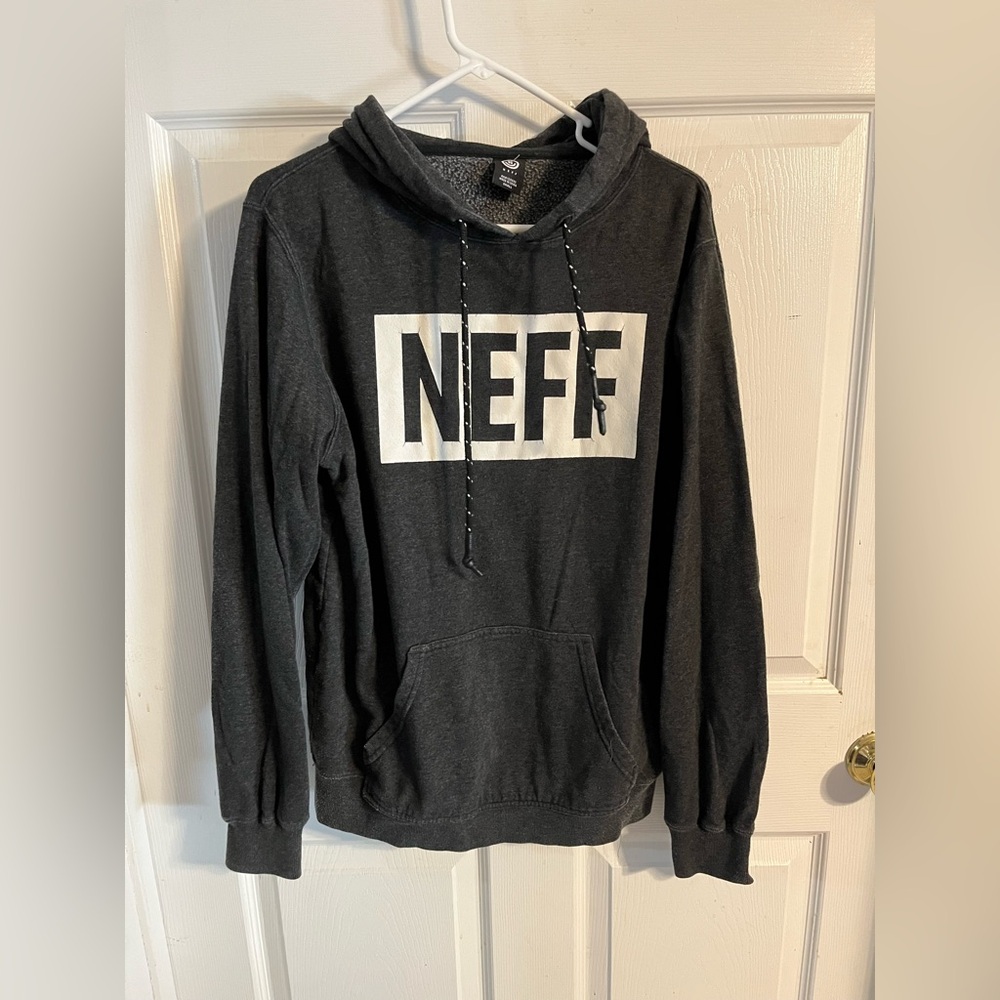 Neff Charcoal Gray Hoodie for Men